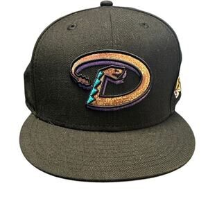 New Era 59Fifty MLB Arizona Diamondbacks World Series 2001 Fitted Wool Cap Sz 8